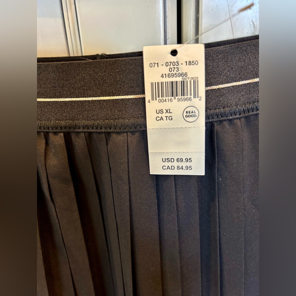 Aerie Balletcore black pleated Maxi skirt - Picture 2 of 5